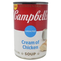 Campbell's Condensed Unsalted Cream of Chicken Soup -10.5 oz.