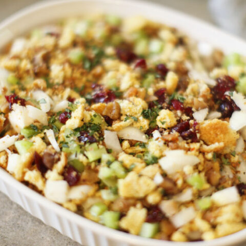 Low Sodium Apple Cranberry Stuffing