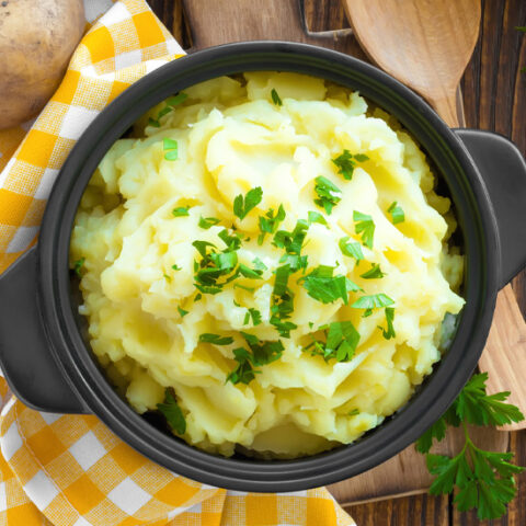 Low Sodium Garlic Mashed Potatoes
