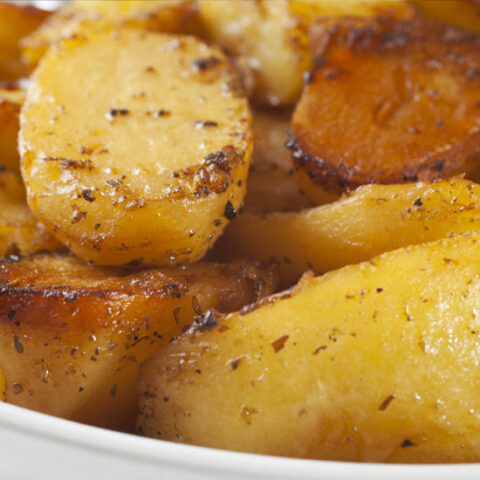 Low Sodium Lemon-Garlic Roasted Potatoes
