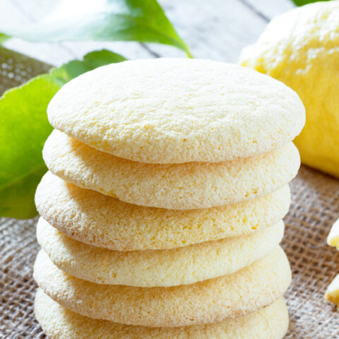 Low Sodium Lemon Sugar Cookies