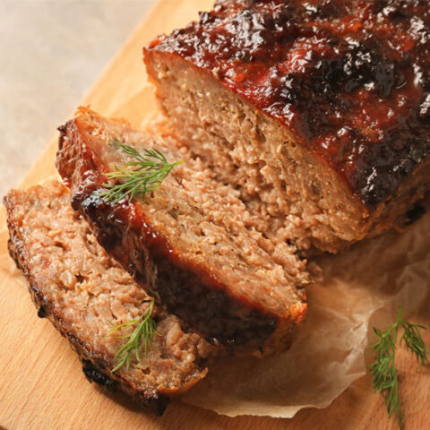 Low Sodium Pork Apple Meatloaf